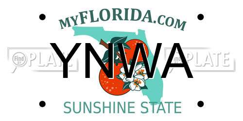 YNWA Florida License Plate
