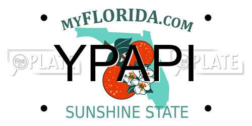 YPAPI Florida License Plate