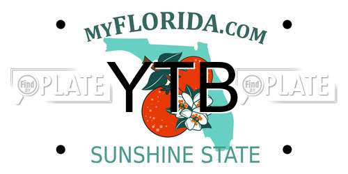 YTB Florida License Plate