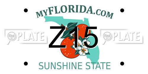 Z15 Florida License Plate