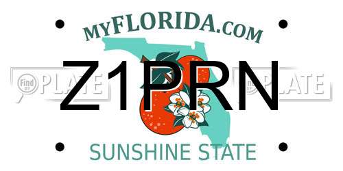 Z1PRN Florida License Plate