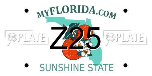 Z25 Florida License Plate