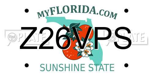 Z26VPS Florida License Plate