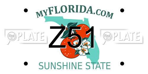 Z51 Florida License Plate