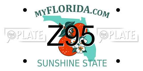 Z95 Florida License Plate