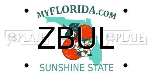 ZBUL Florida License Plate
