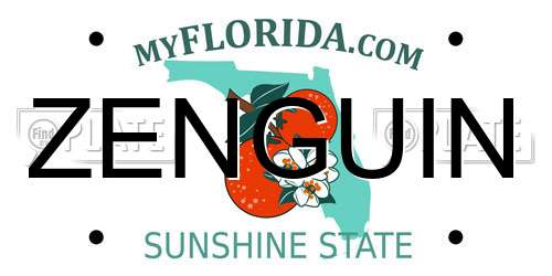 ZENGUIN Florida License Plate