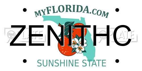 ZENITHC Florida License Plate