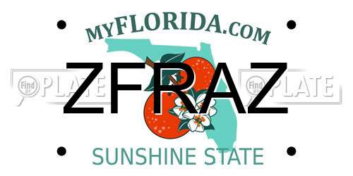 ZFRAZ Florida License Plate