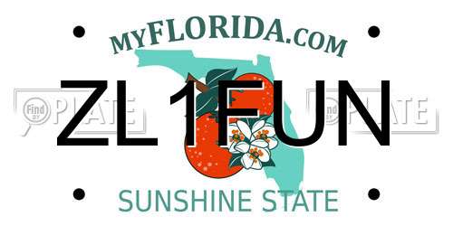 ZL1FUN Florida License Plate