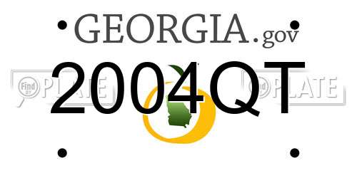 2004QT Georgia License Plate