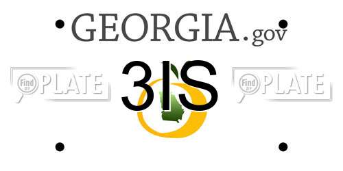 3IS Georgia License Plate