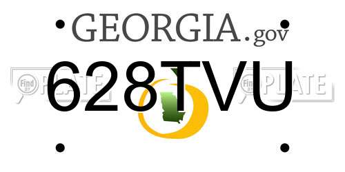 628TVU Georgia License Plate