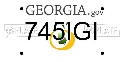745IGI Georgia License Plate