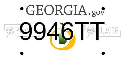 9946TT Georgia License Plate