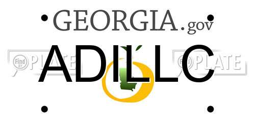 ADILLC Georgia License Plate