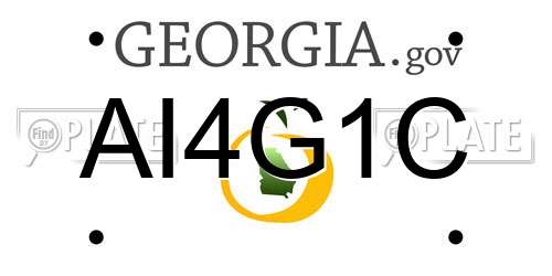 AI4G1C Georgia License Plate