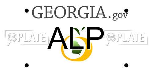 ALP Georgia License Plate