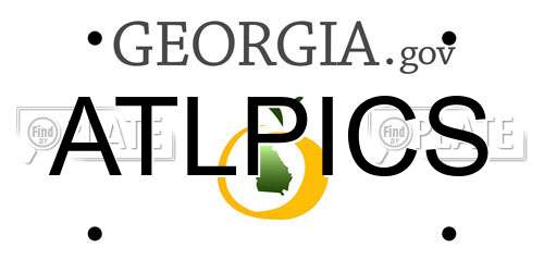 ATLPICS Georgia License Plate