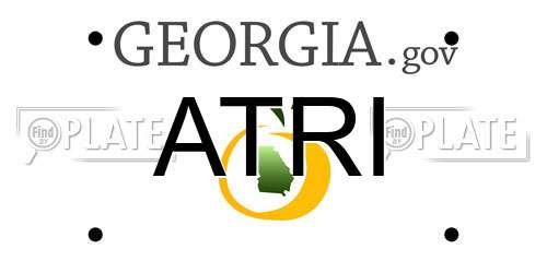 ATRI Georgia License Plate