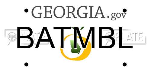 BATMBL Georgia License Plate