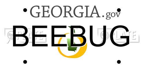 BEEBUG Georgia License Plate