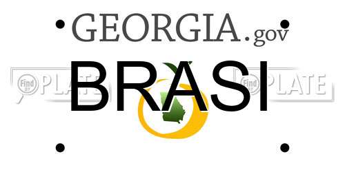 BRASI Georgia License Plate