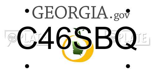 C46SBQ Georgia License Plate