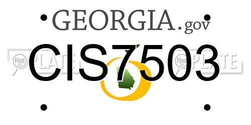 CIS7503 Georgia License Plate