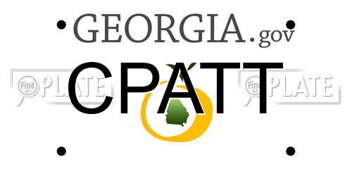CPATT Georgia License Plate