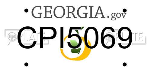 CPI5069 Georgia License Plate
