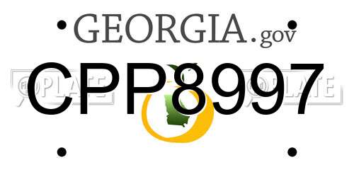 CPP8997 Georgia License Plate