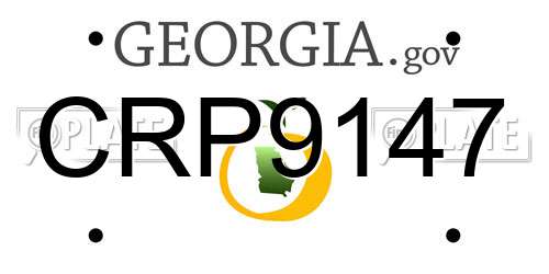 CRP9147 Georgia License Plate