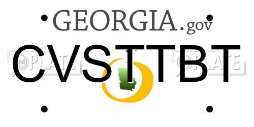 CVSTTBT Georgia License Plate