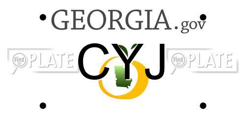 CYJ Georgia License Plate