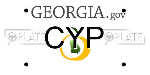 CYP Georgia License Plate