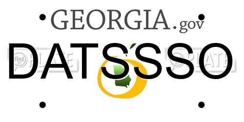 DATSSSO Georgia License Plate