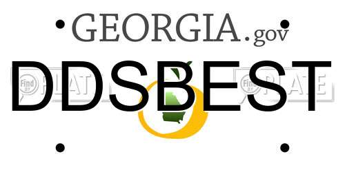 DDSBEST Georgia License Plate