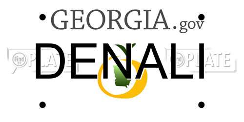 DENALI Georgia License Plate