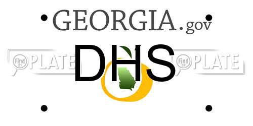 DHS Georgia License Plate