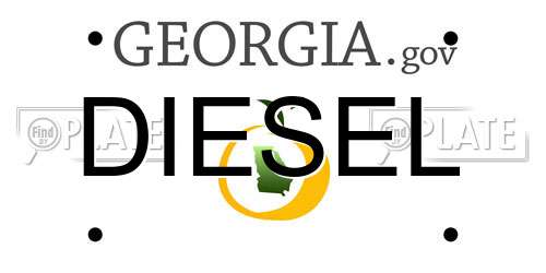 DIESEL Georgia License Plate
