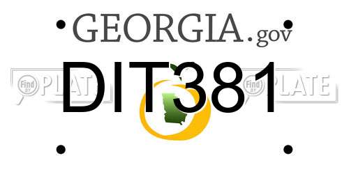 DIT381 Georgia License Plate