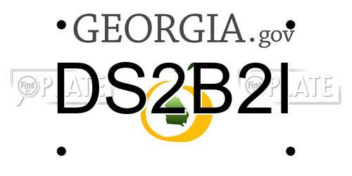 DS2B2I Georgia License Plate