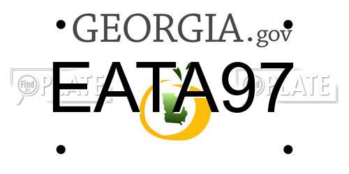 EATA97 Georgia License Plate