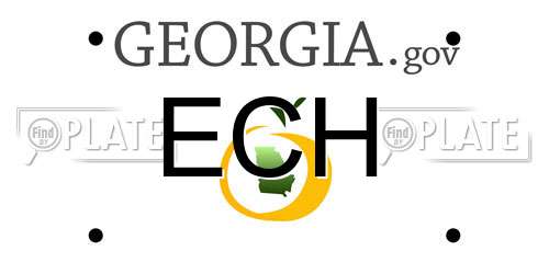 ECH Georgia License Plate