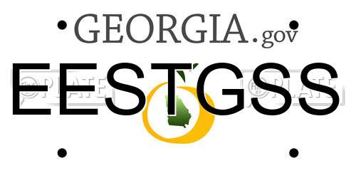 EESTGSS Georgia License Plate