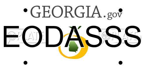 EODASSS Georgia License Plate
