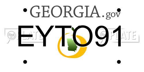 EYTO91 Georgia License Plate