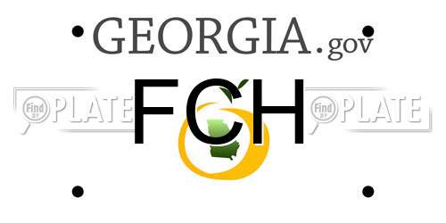 FCH Georgia License Plate