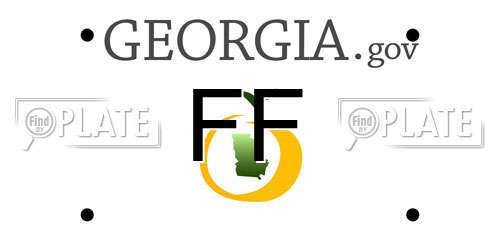 FF Georgia License Plate